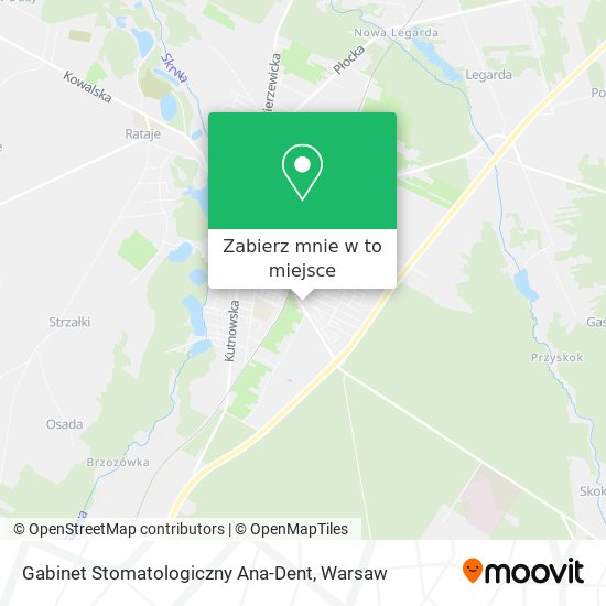 Mapa Gabinet Stomatologiczny Ana-Dent