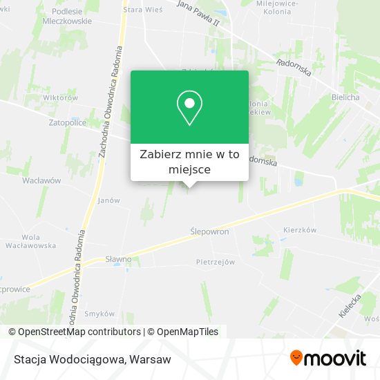 Mapa Stacja Wodociągowa