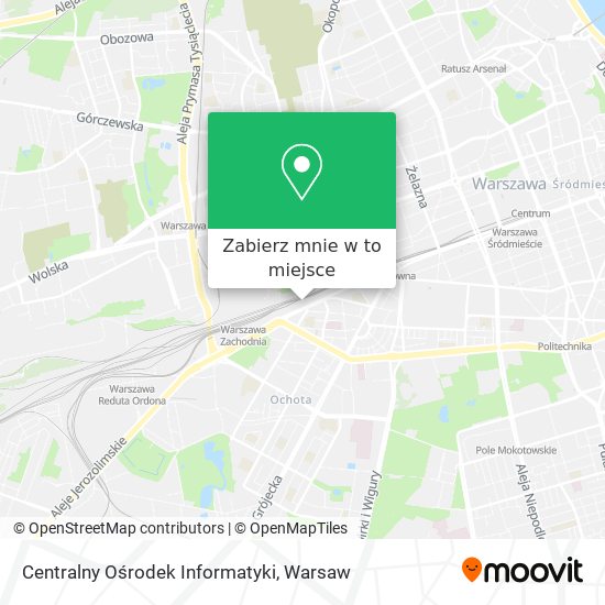 Mapa Centralny Ośrodek Informatyki