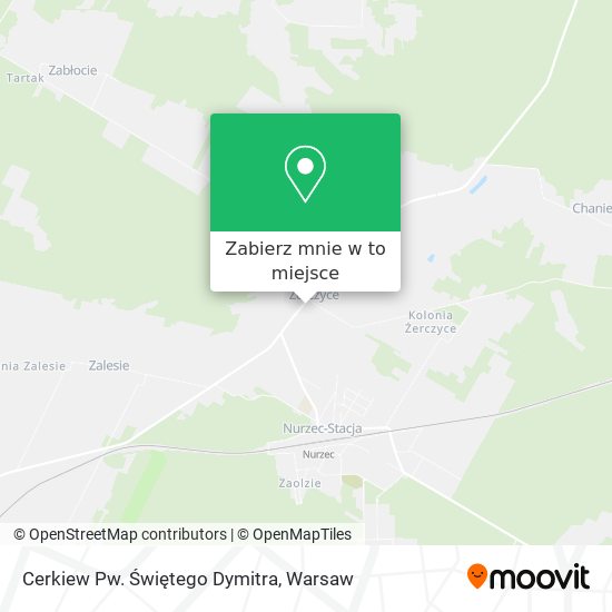 Mapa Cerkiew Pw. Świętego Dymitra