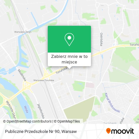 Mapa Publiczne Przedszkole Nr 90