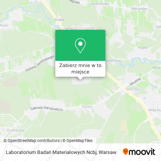 Mapa Laboratorium Badań Materiałowych Ncbj