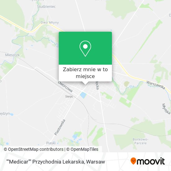 Mapa ""Medicar"" Przychodnia Lekarska