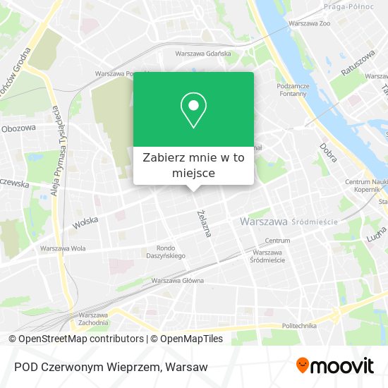 Mapa POD Czerwonym Wieprzem