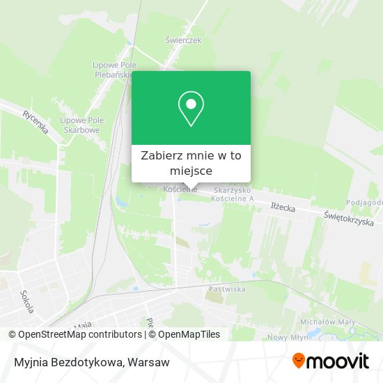 Mapa Myjnia Bezdotykowa