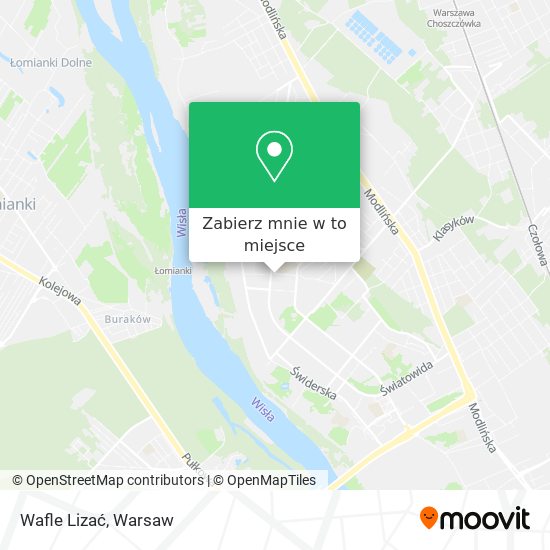 Mapa Wafle Lizać