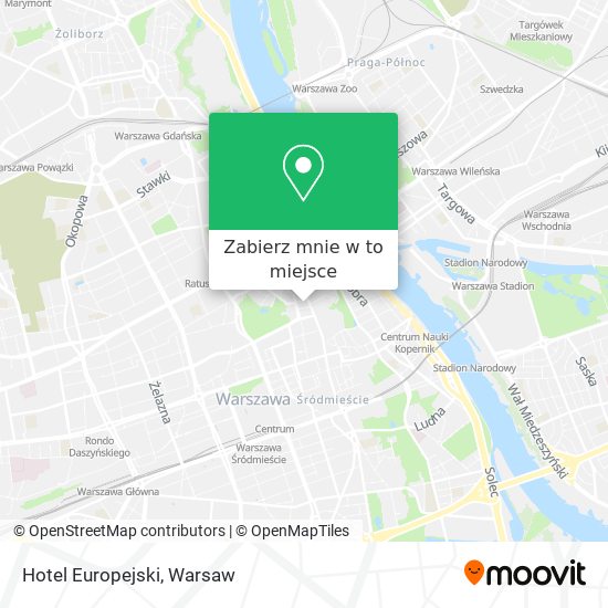 Mapa Hotel Europejski