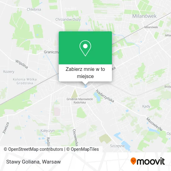 Mapa Stawy Goliana