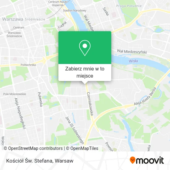 Mapa Kościół Św. Stefana
