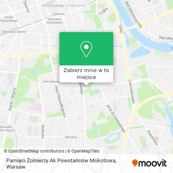 Mapa Pamięci Żołnierzy Ak Powstańców Mokotowa