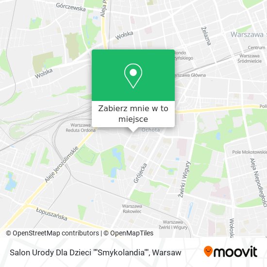 Mapa Salon Urody Dla Dzieci ""Smykolandia""