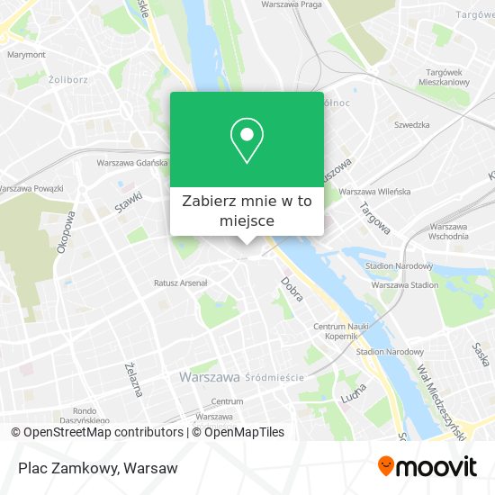 Mapa Plac Zamkowy