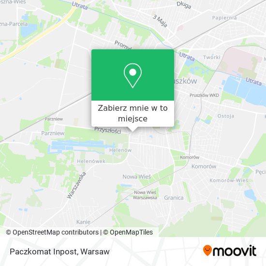 Mapa Paczkomat Inpost