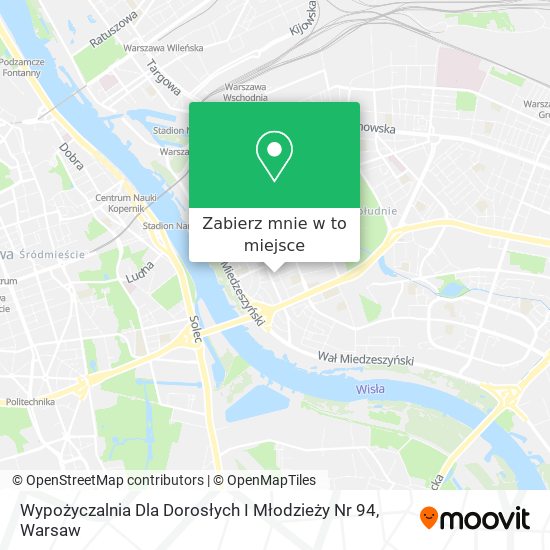 Mapa Wypożyczalnia Dla Dorosłych I Młodzieży Nr 94