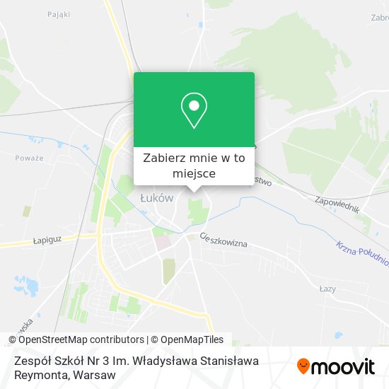 Mapa Zespół Szkół Nr 3 Im. Władysława Stanisława Reymonta