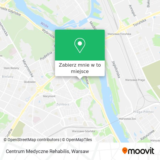 Mapa Centrum Medyczne Rehabilis