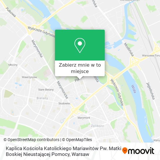 Mapa Kaplica Kościoła Katolickiego Mariawitów Pw. Matki Boskiej Nieustającej Pomocy