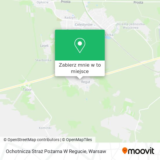 Mapa Ochotnicza Straż Pożarna W Regucie