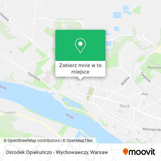 Mapa Ośrodek Opiekuńczo - Wychowawczy