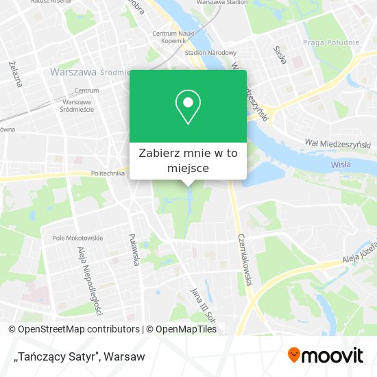 Mapa ,,Tańczący Satyr''