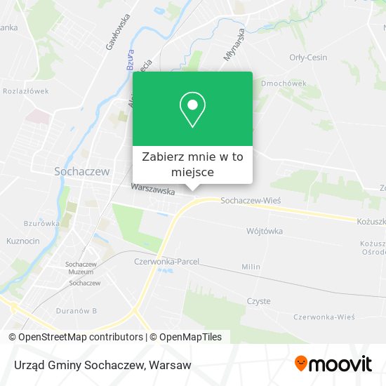 Mapa Urząd Gminy Sochaczew