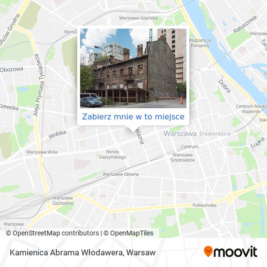 Mapa Kamienica Abrama Włodawera