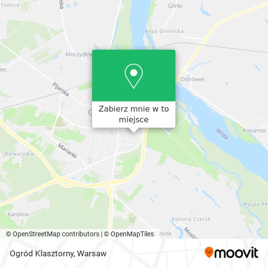 Mapa Ogród Klasztorny