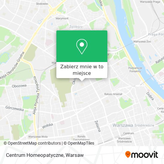 Mapa Centrum Homeopatyczne