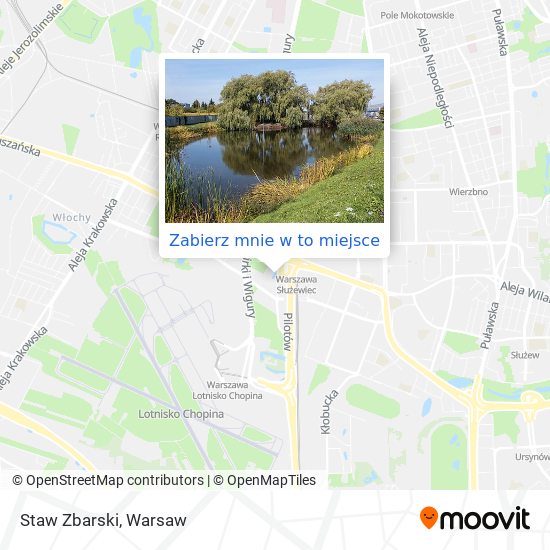 Mapa Staw Zbarski