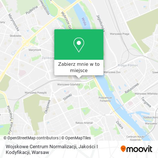 Mapa Wojskowe Centrum Normalizacji, Jakości I Kodyfikacji