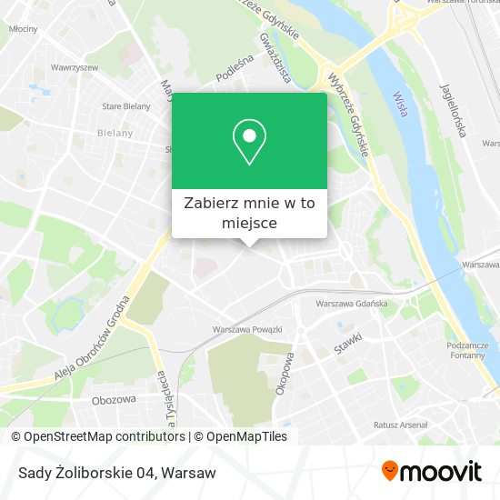 Mapa Sady Żoliborskie 04