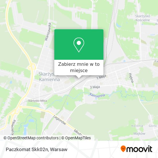 Mapa Paczkomat Skk02n