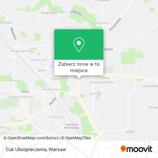 Mapa Cuk Ubezpieczenia