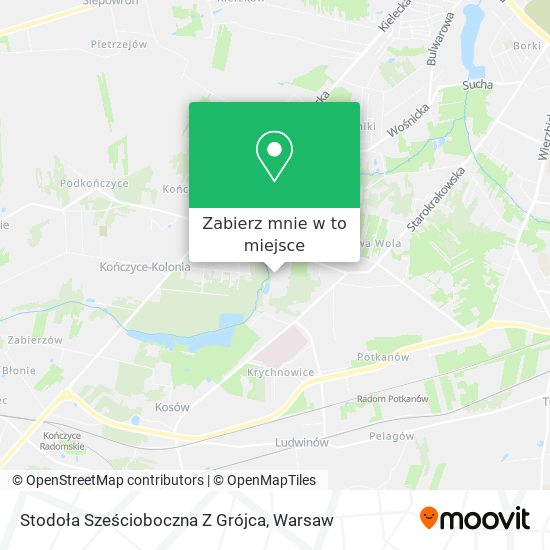 Mapa Stodoła Sześcioboczna Z Grójca