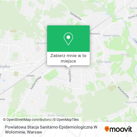 Mapa Powiatowa Stacja Sanitarno-Epidemiologiczna W Wołominie