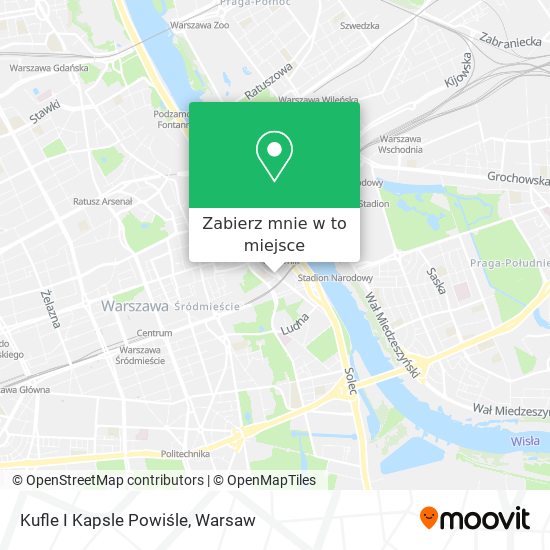 Mapa Kufle I Kapsle Powiśle