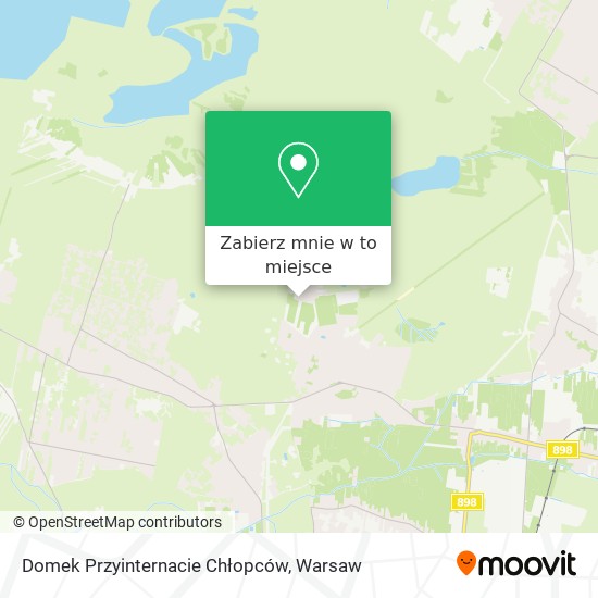 Mapa Domek Przyinternacie Chłopców