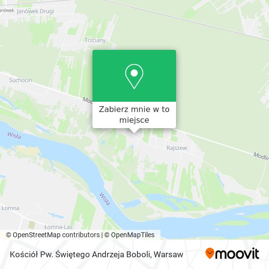 Mapa Kościół Pw. Świętego Andrzeja Boboli