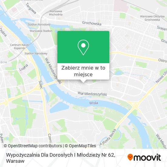 Mapa Wypożyczalnia Dla Dorosłych I Młodzieży Nr 62