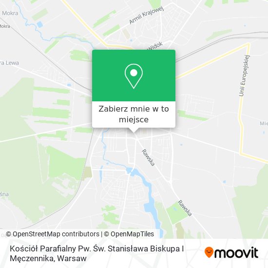 Mapa Kościół Parafialny Pw. Św. Stanisława Biskupa I Męczennika