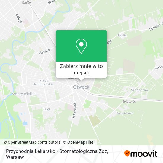 Mapa Przychodnia Lekarsko - Stomatologiczna Zoz