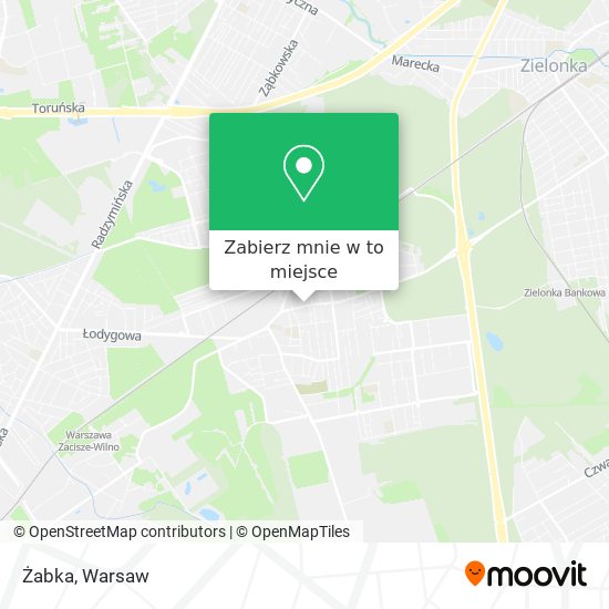 Mapa Żabka