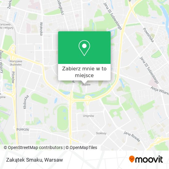 Mapa Zakątek Smaku