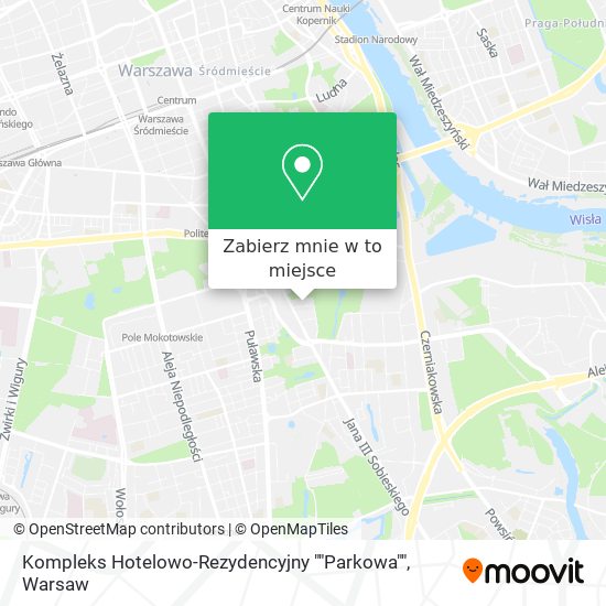 Mapa Kompleks Hotelowo-Rezydencyjny ""Parkowa""