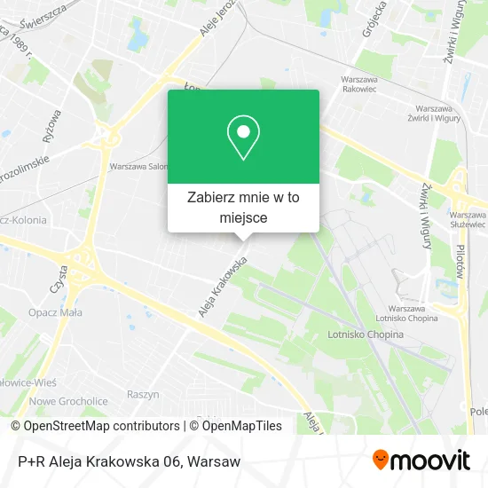 Mapa P+R Aleja Krakowska 06