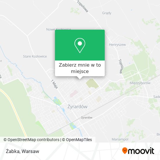 Mapa Żabka