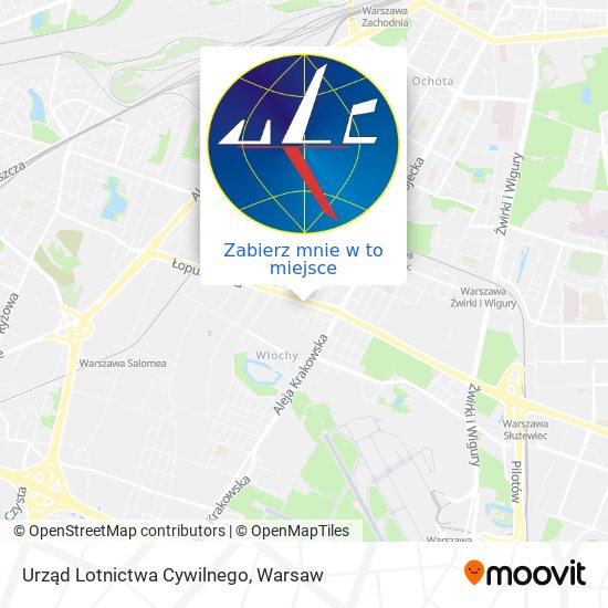 Mapa Urząd Lotnictwa Cywilnego