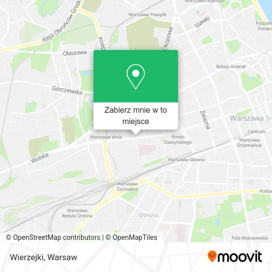 Mapa Wierzejki
