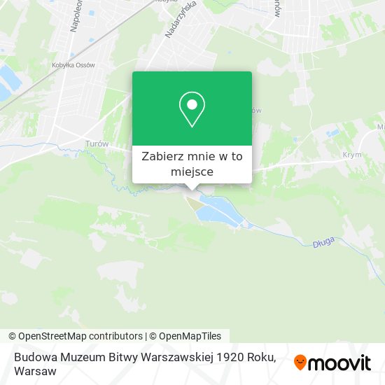 Mapa Budowa Muzeum Bitwy Warszawskiej 1920 Roku