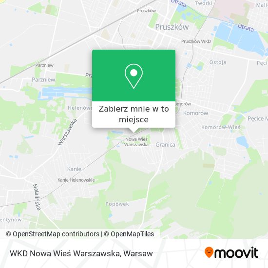 Mapa WKD Nowa Wieś Warszawska